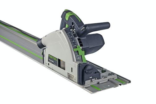 Rundsav: Dyksav med skinne Rundsav: Dyksav med skinne